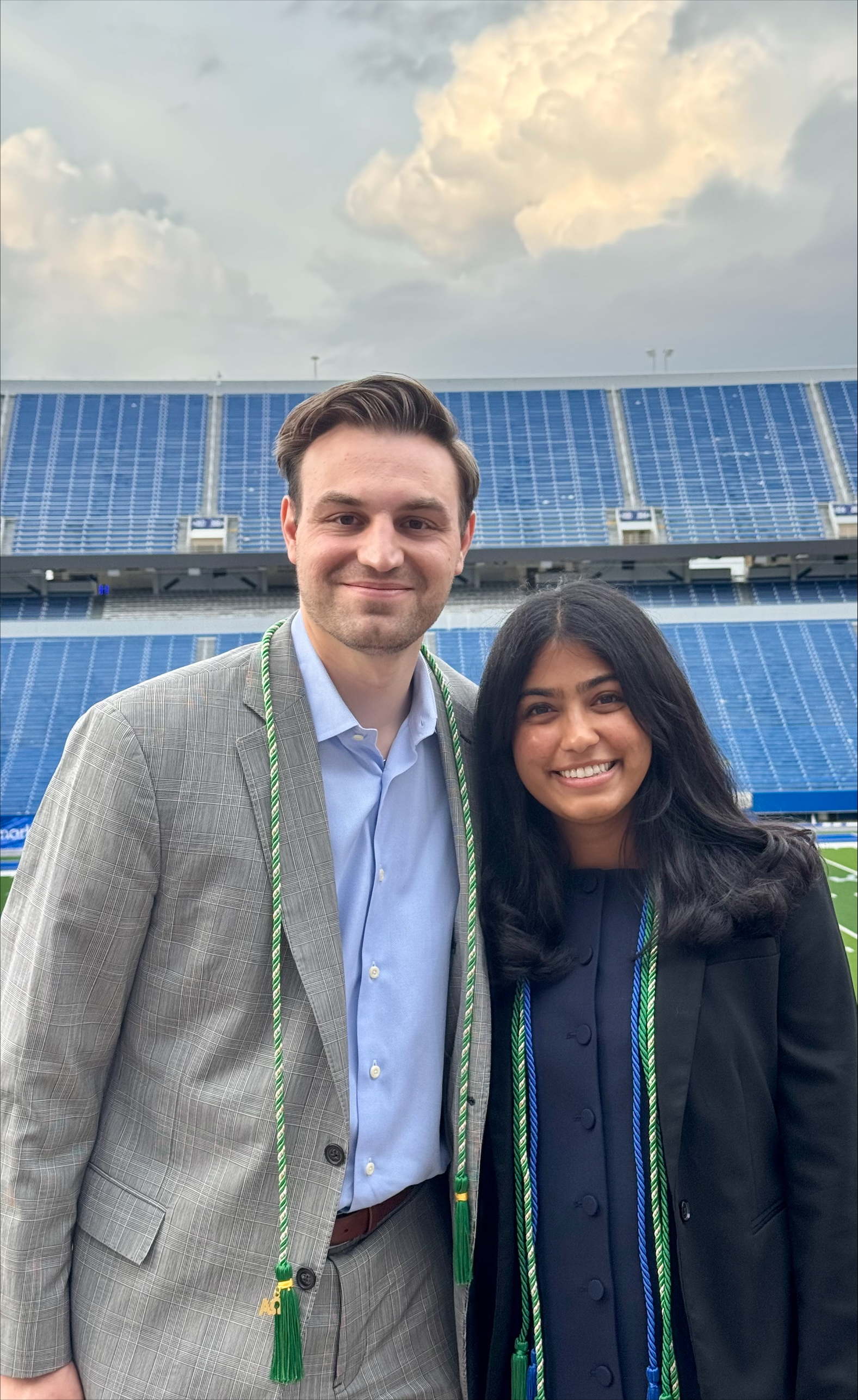 Medical students Blake DiPaola and Rashmi Bharadwaj, who matched to UK General Surgery Residency, were recipients of multiple awards at the Senior Awards Ceremony