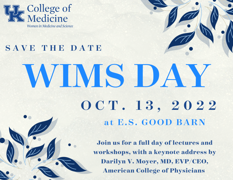 Save-The-Date for WIMS Day 2022 