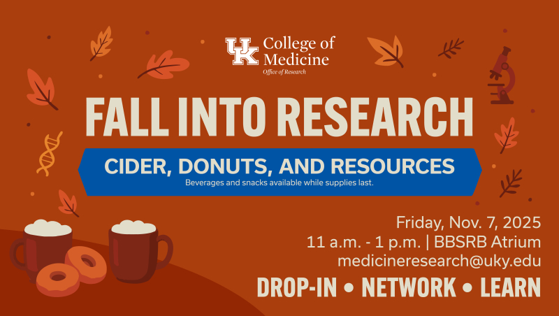 Fall into Research Graphic