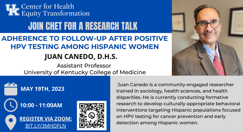 Dr. Juan Canedo shares research on follow-up adherence after positive HPV test. 