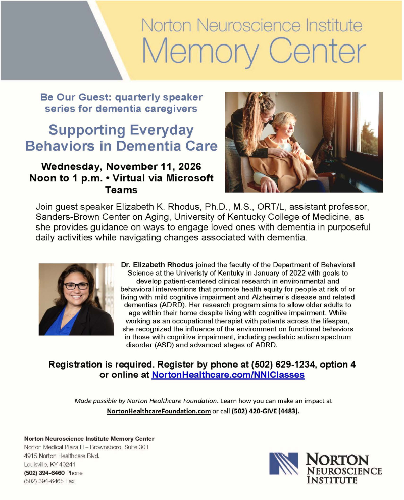 Program flyer;  all other event details contained within image are also are written above