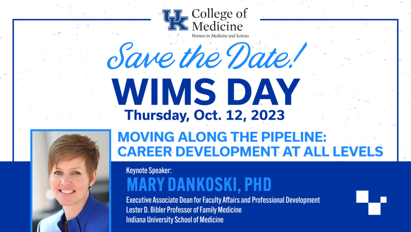 blue and white graphic advertising WIMS day, October 12 2023 from noon -5pm
