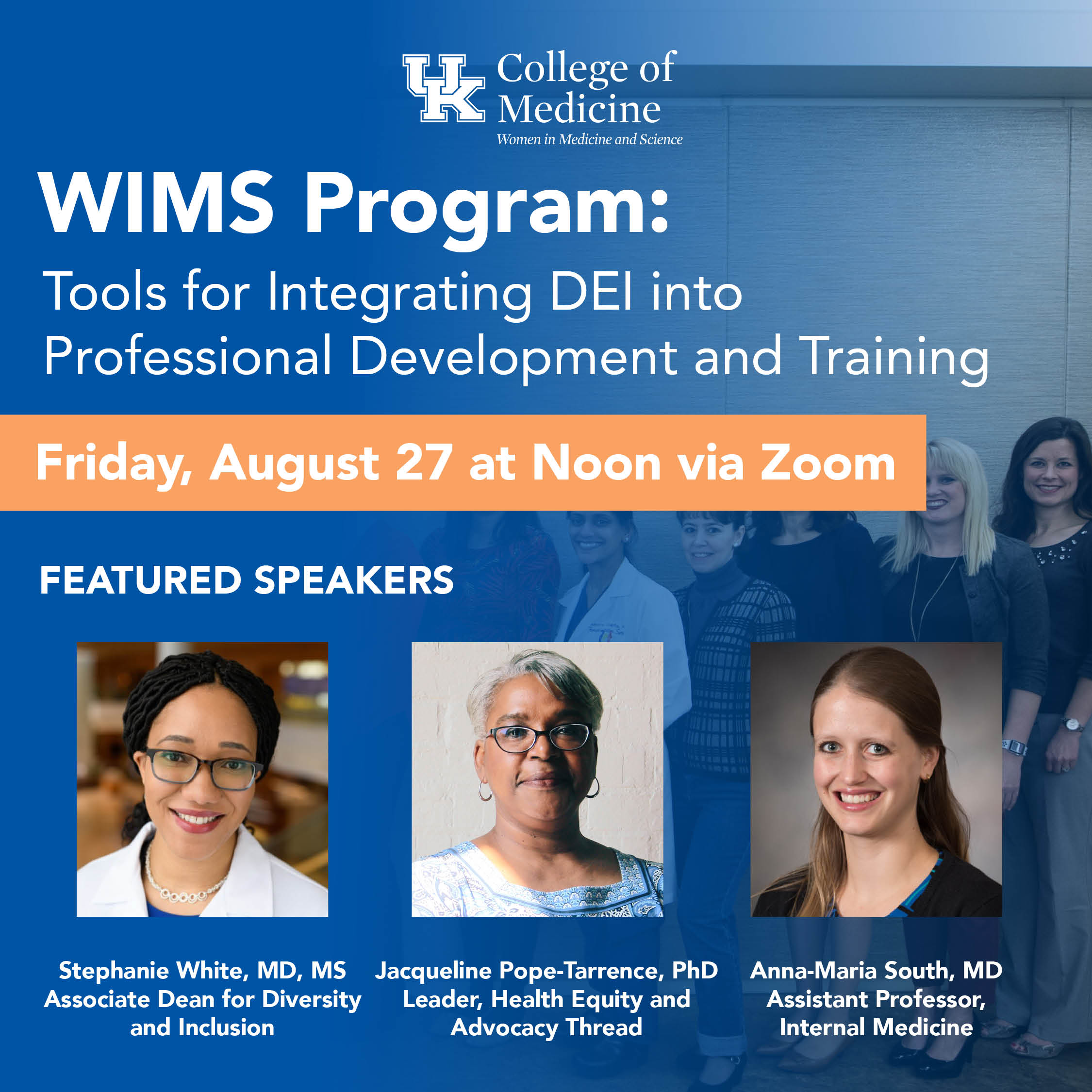 WIMS August Program | University of Kentucky College of Medicine