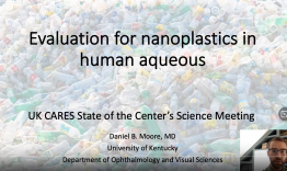Dr. Daniel B. Moore's Work on Nanoplastics