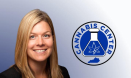 Kelly Young-Wolff and the Cannabis Center Seminar Series logo