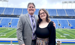 JB Bradley and his daughter, Cali, celebrated Match Day in Lexington