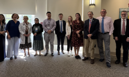 Group photo at radiology's inaugural clinical research showcase