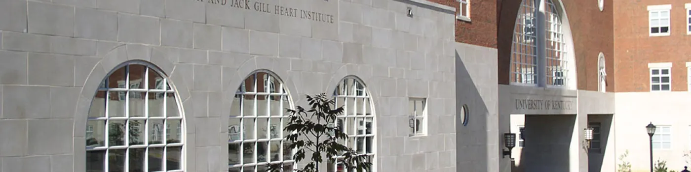Outside of the Gill Heart Institute building