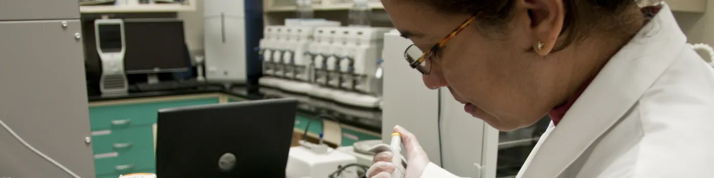 researcher in a lab