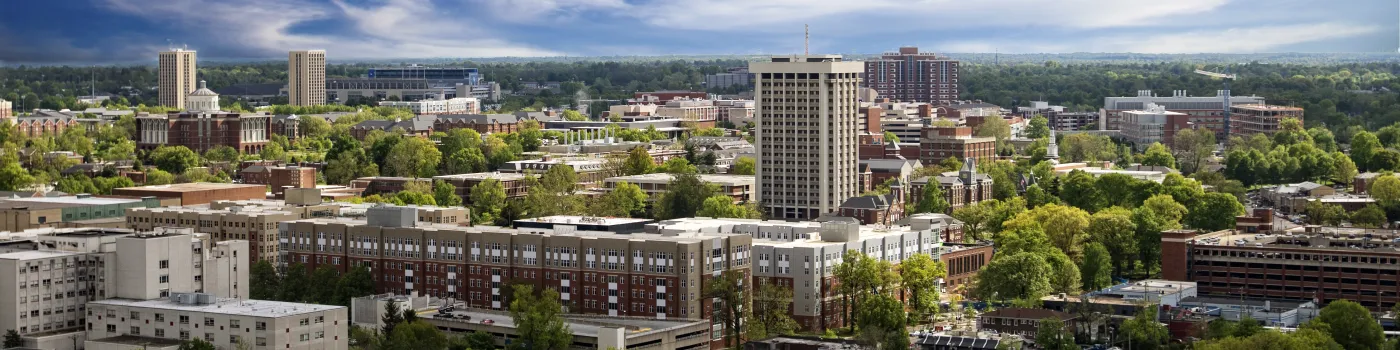 view of campus and lex