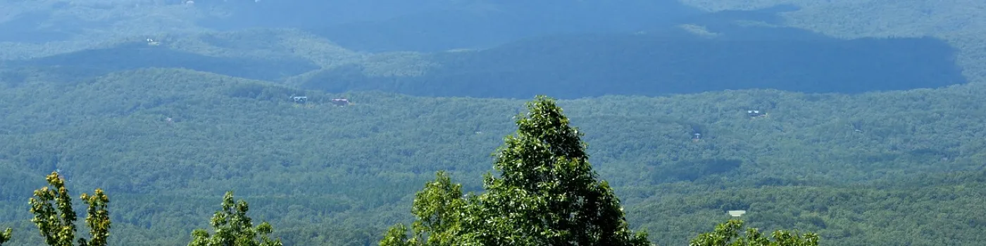 Daytime view of the Appalachian Mountains