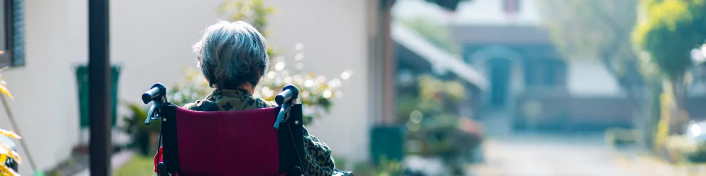 woman in wheelchair