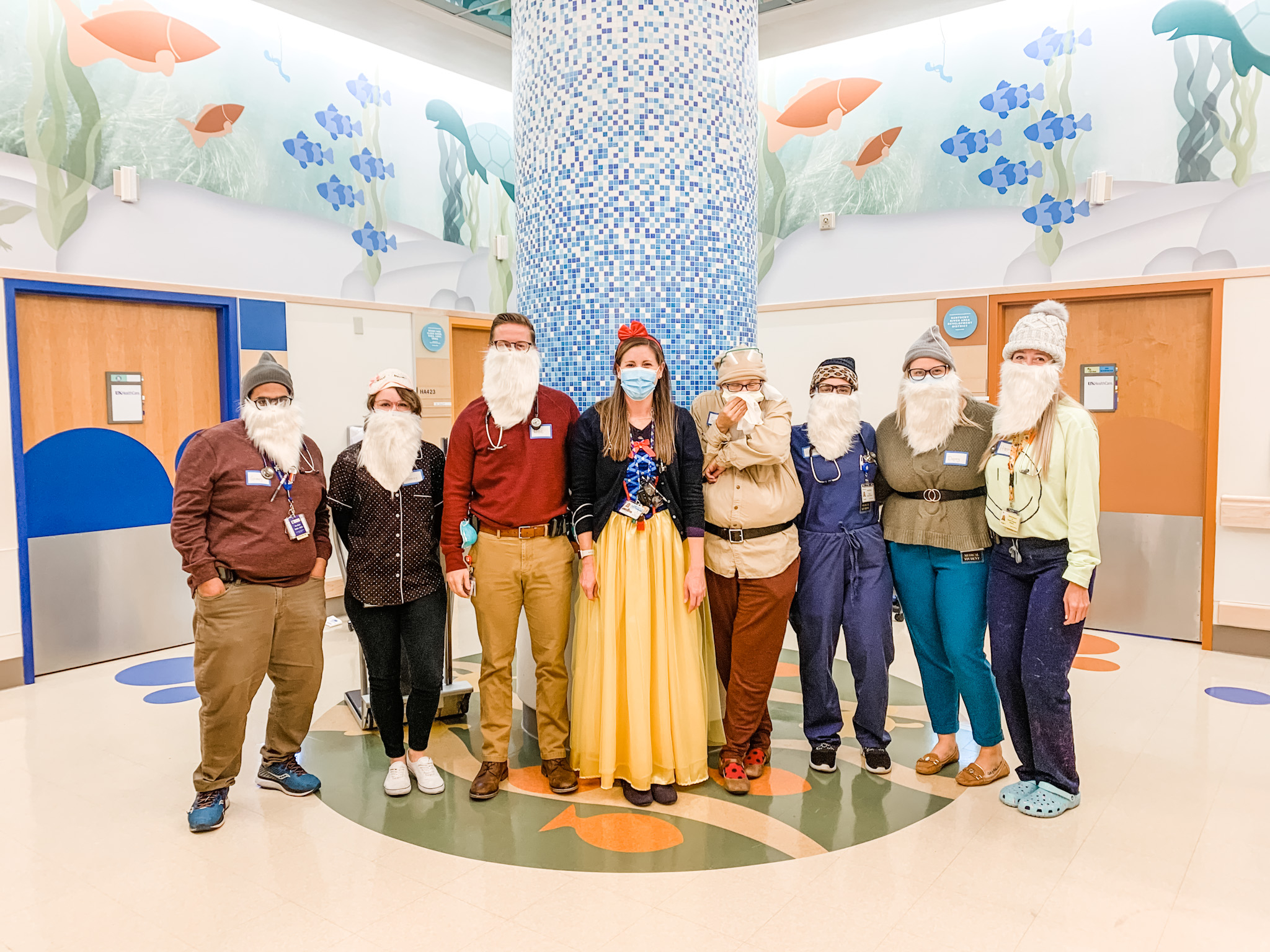 Pediatric faculty in costumes!