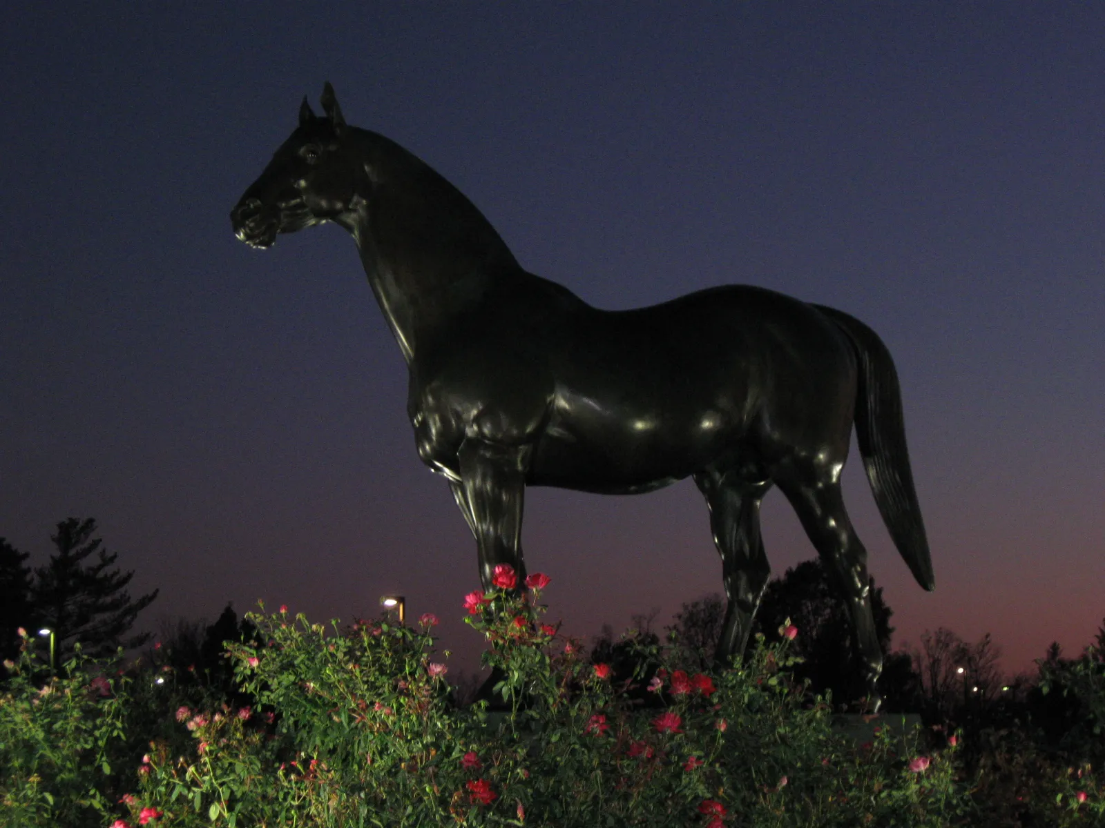 Horse statue