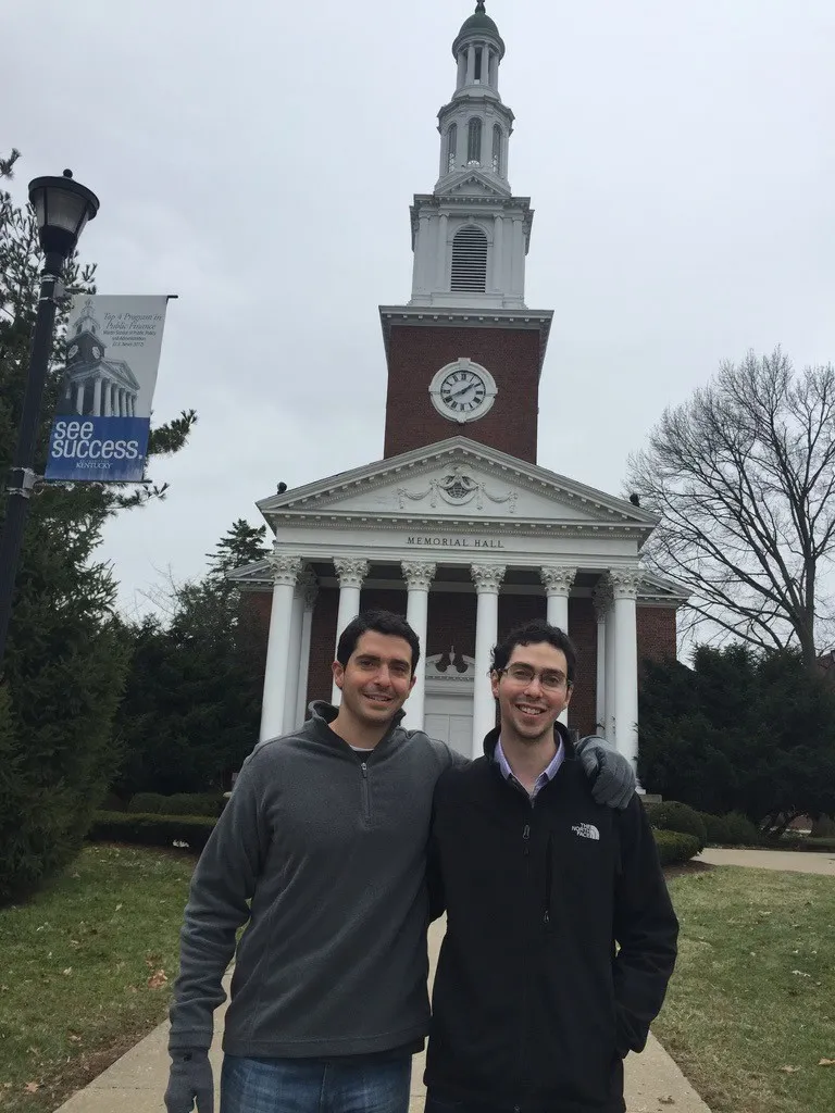 DeMasi and his brother, David