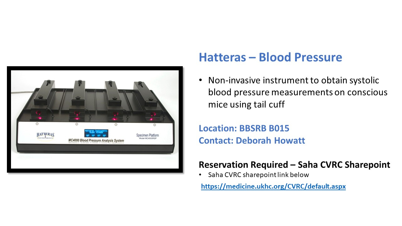 Hatteras blood pressure machine