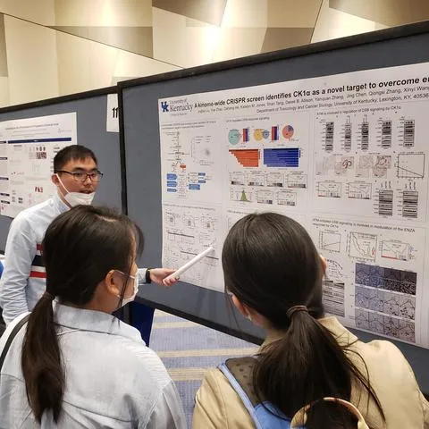 poster presentation at Cancer Research Day