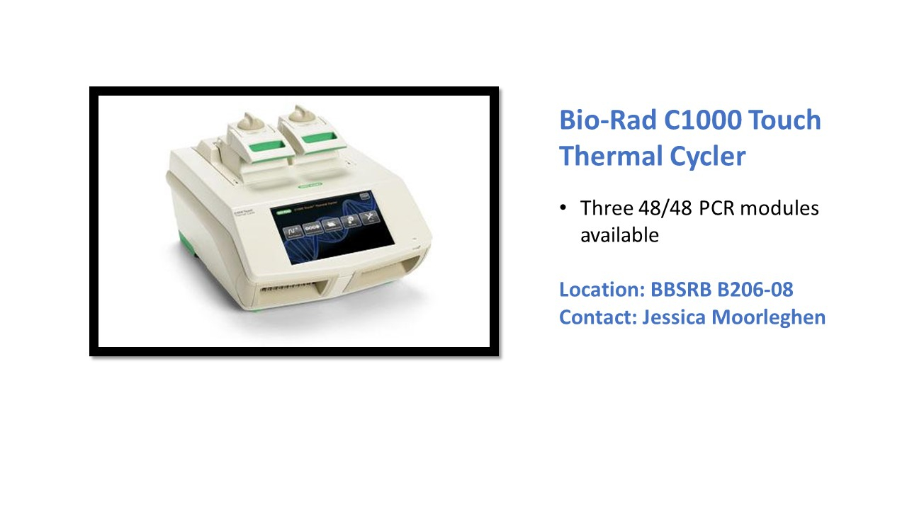 Description of Bio-Rad C1000 Touch Thermal Cycler