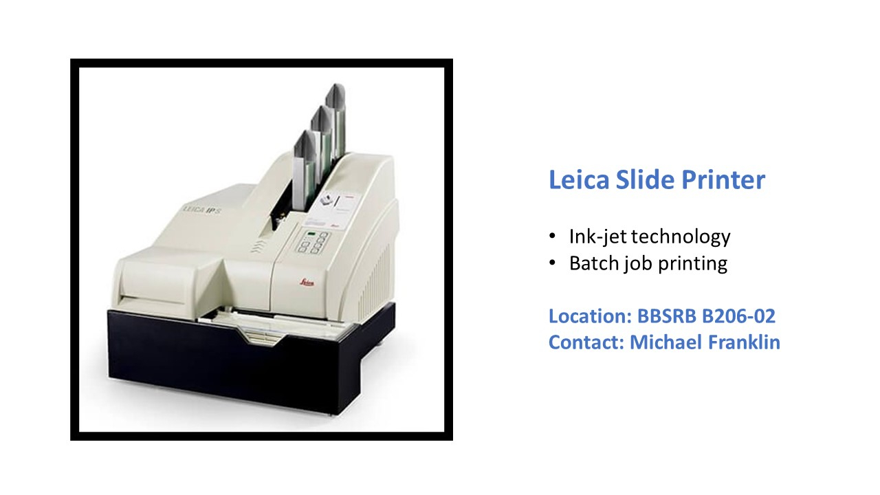 Description of Leica Slide Printer