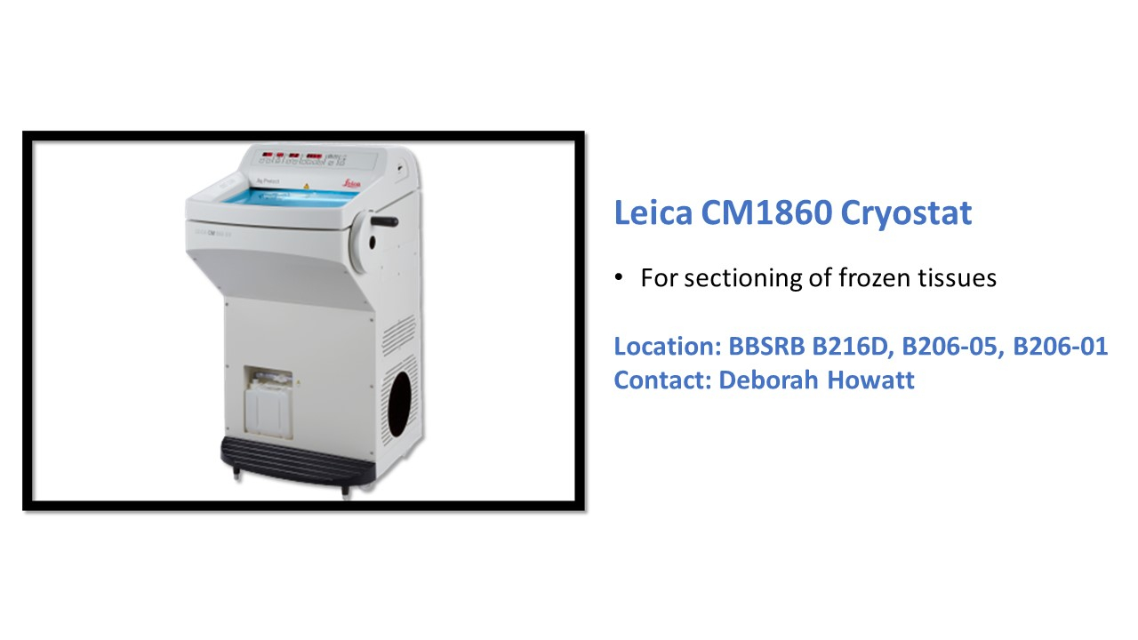Description of Leica CM1860 Cryostat
