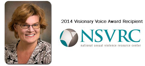 National Sexual Violence Report Center logo and Dr. Coker's headshot photo
