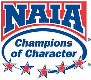 NAIA logo with 'Champions of Character' at the bottom