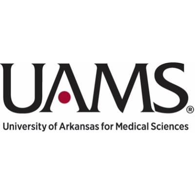 The logo for the University of Arkansas for Medical Sciences