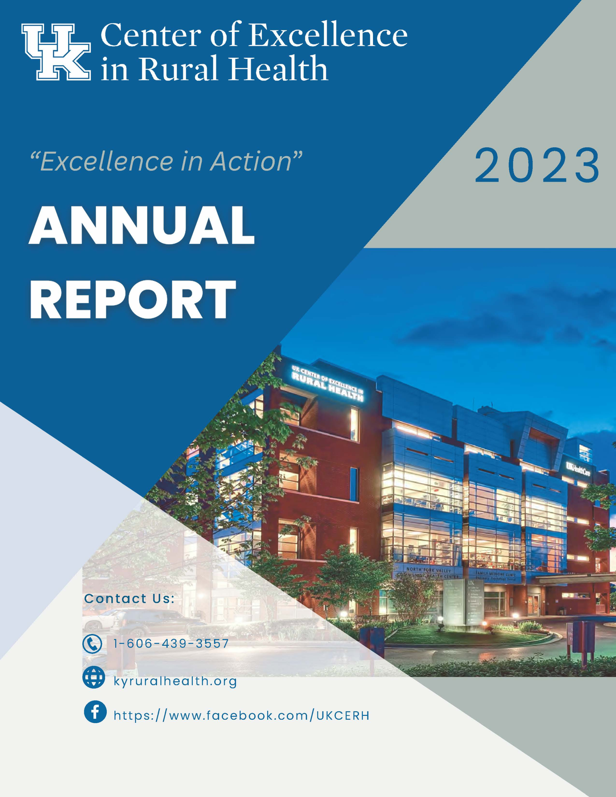 Photo of the cover of the 2023 annual report