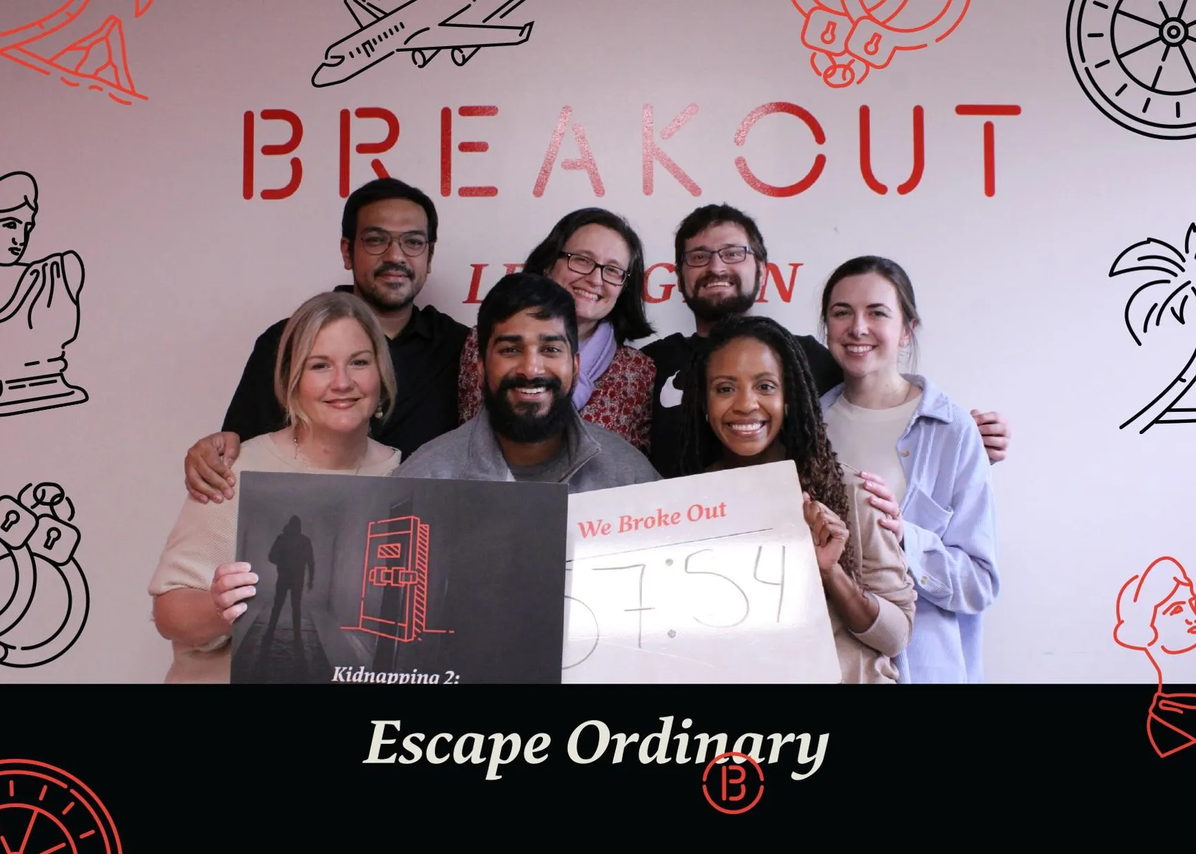 L to R: Kerbi Meade (PC), Ravi Bhavsar, Rahul Joseph, Courtney Kantzler, Anthony Haase, Ianna Blanchard, and Audra Stacy