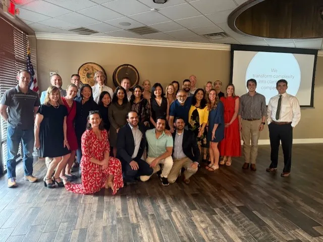 Group of hospitalists during Spring Banquet