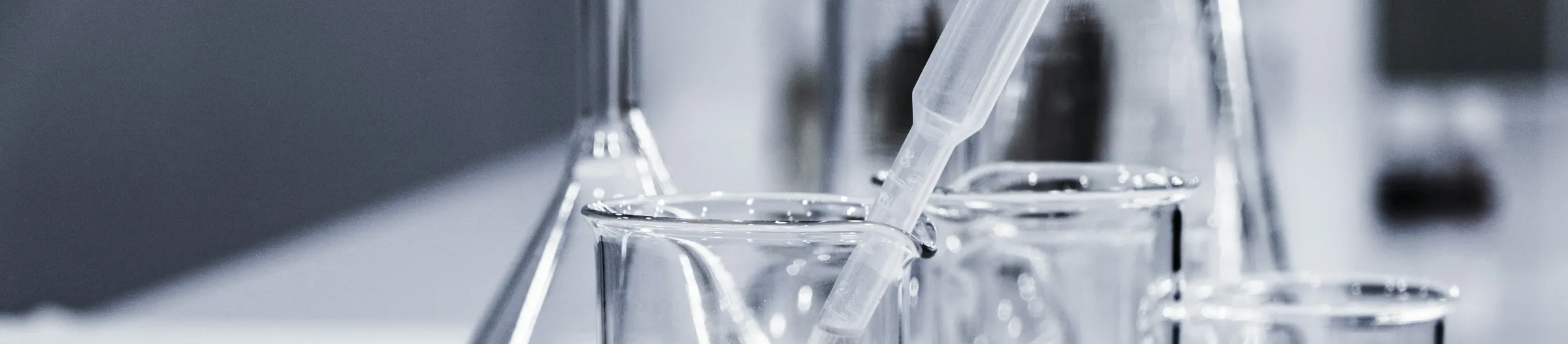 Decorative - close up of beakers