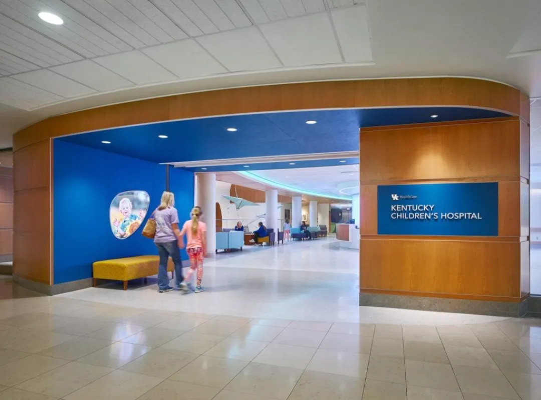 Exterior view of Golisano Children's at UK