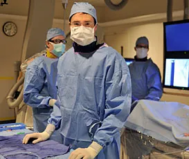 Gurley in Cath lab