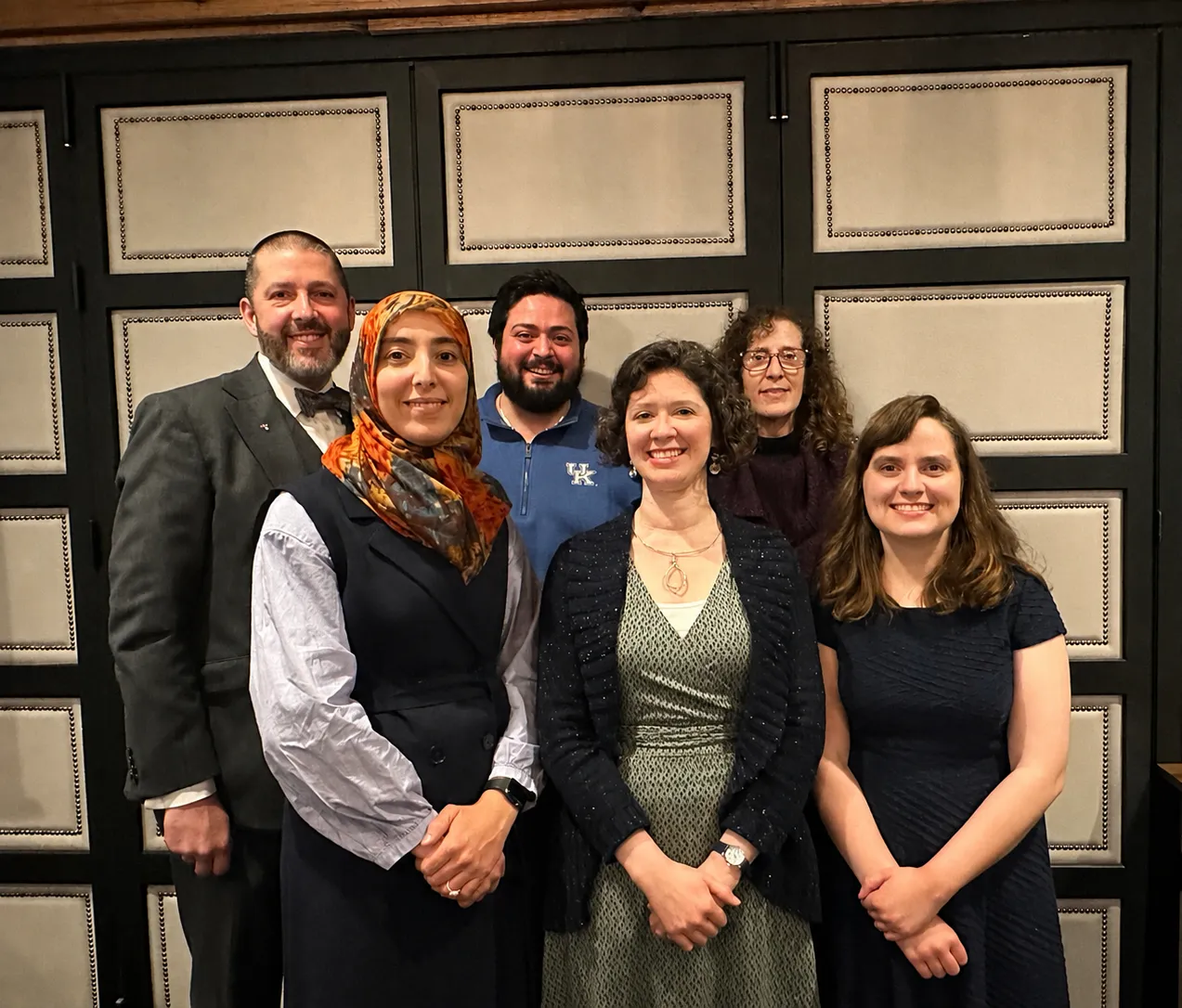 Otolaryngology research team and Dr. Bush smiling 