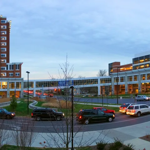 Albert B. Chandler Hospital street view.