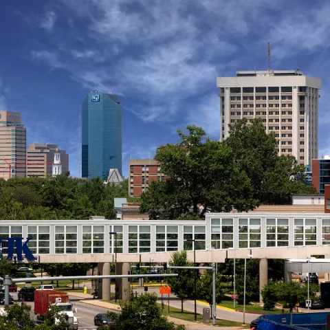 Lexington city skyline