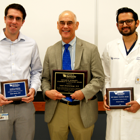2019 surgery faculty awardees