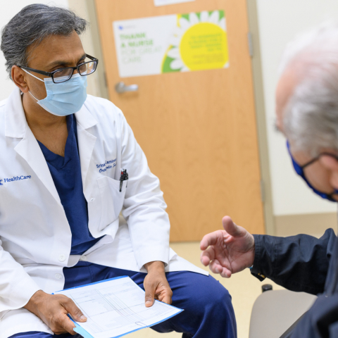 doctor consulting with patient