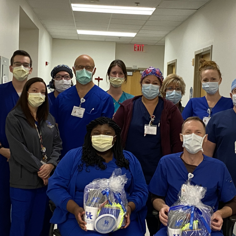 group picture of the Cardiac Cath Lab