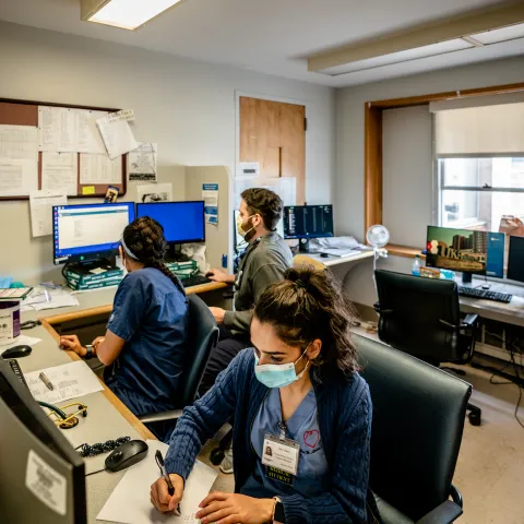 medical residents in a room