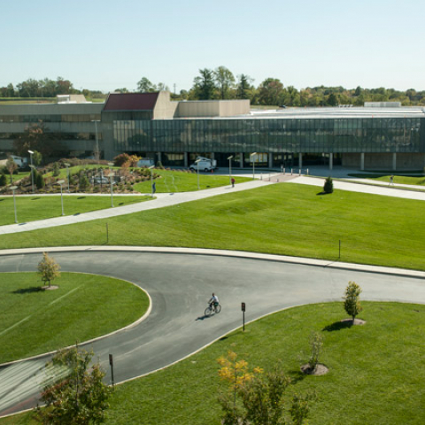 aerial photo of some building at Northern Kentucky University
