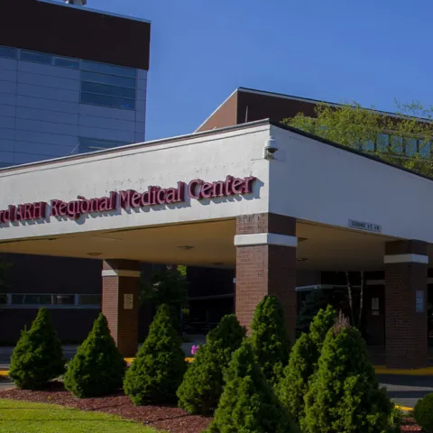 Front entrance of ARH Hazard 