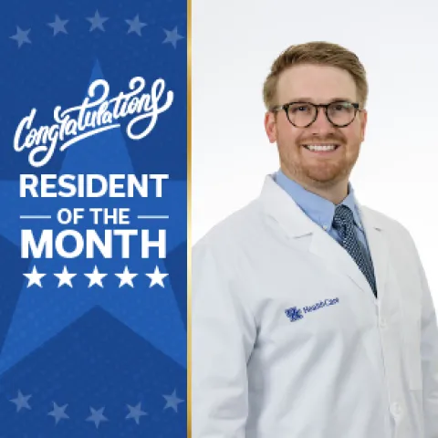 Congratulations to Neurology Resident of the Month Andreas Zambos