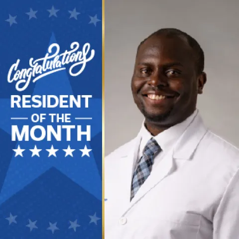 Congratulations to Neurology Resident of the Month Andrew Williams
