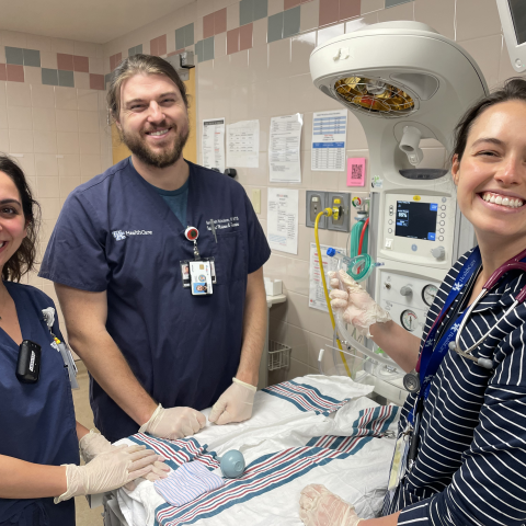 Kaylee Gouge, MD with colleagues
