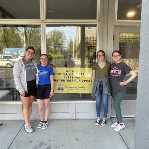 students help open ccru clinic in may 2022