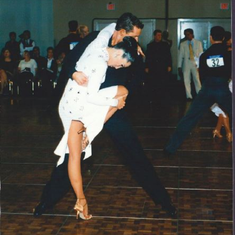 Renee competes at a dance competition 