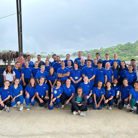 students in Ecuador 