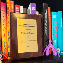 2025 Outstanding Early Career Professional Award presented by the Sexual and Reproductive Health Section of the American Public Health Association