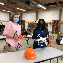 Drone CHW Carole  Frazier and Chyna.jpg